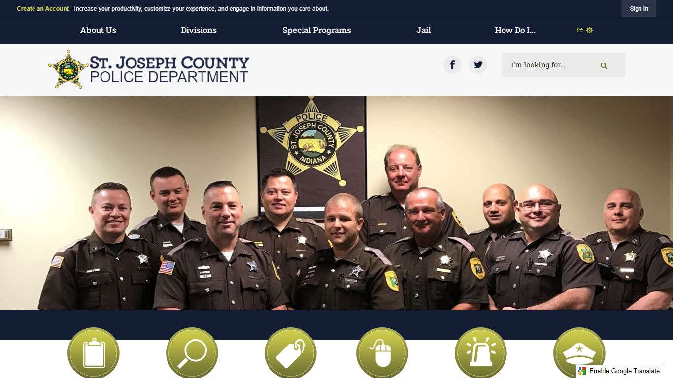 St. Joseph County Police Department | St. Joseph County, IN
